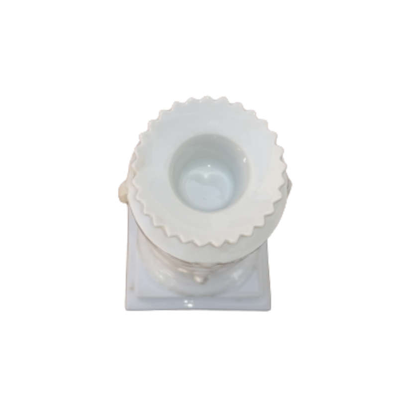 Royal Copenhagen White Flora Danica Candlelight holder # 12365