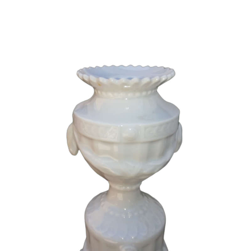 Royal Copenhagen White Flora Danica Candlelight holder # 12365