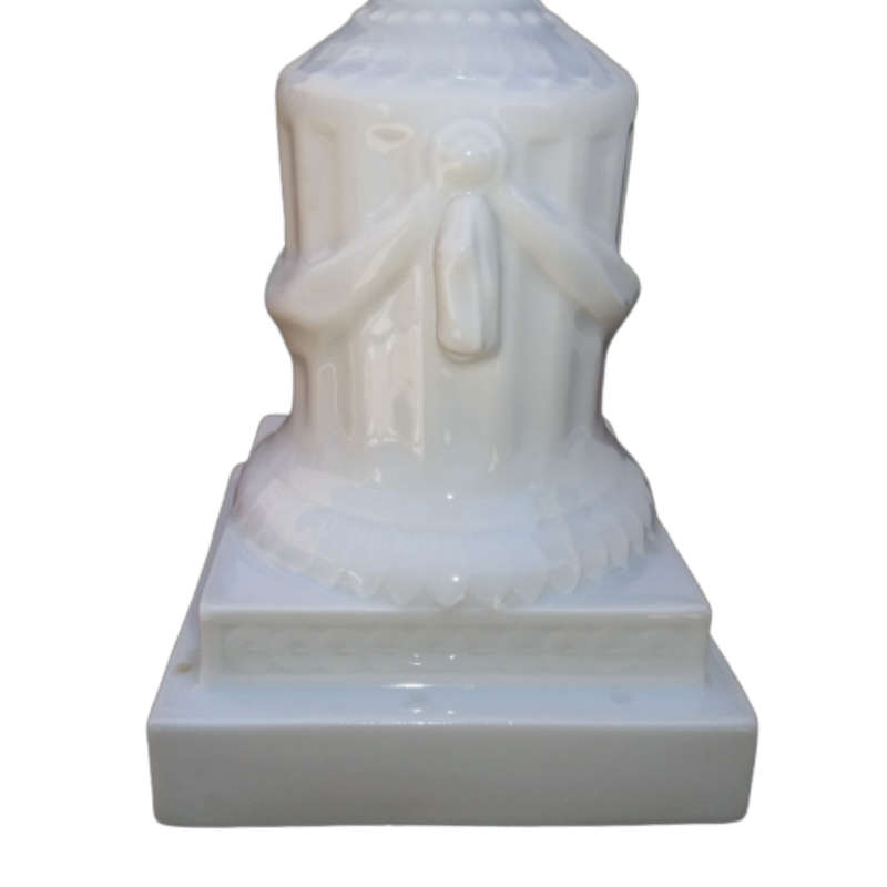 Royal Copenhagen White Flora Danica Candlelight holder # 12365