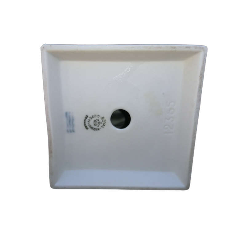 Royal Copenhagen White Flora Danica Candlelight holder # 12365