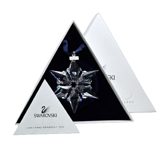 Swarovski 2000 Annual Edition Snowflake  Christmas Ornament