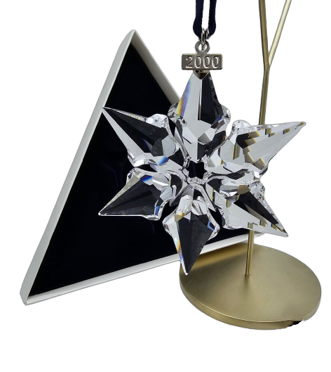 Swarovski 2000 Annual Edition Snowflake  Christmas Ornament