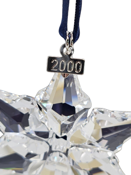 Swarovski 2000 Annual Edition Snowflake  Christmas Ornament