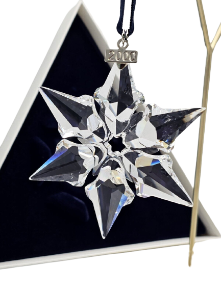 Swarovski 2000 Annual Edition Snowflake  Christmas Ornament