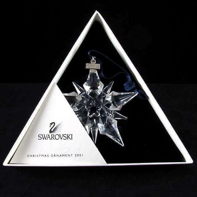 Swarovski 2001 Annual Edition Snowflake  Christmas Ornament