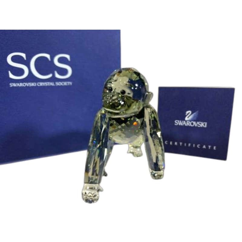 Swarovski Crystal SCS 2009 Gorilla Cub Endangered Species Collection