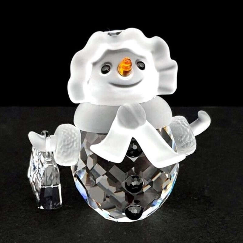 Swarovski Crystal Snowman Snowoman Christmas Cheerful Times