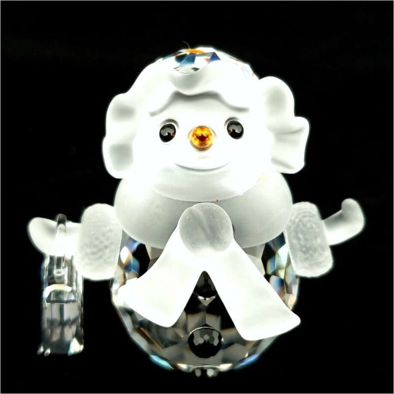 Swarovski Crystal Snowman Snowoman Christmas Cheerful Times