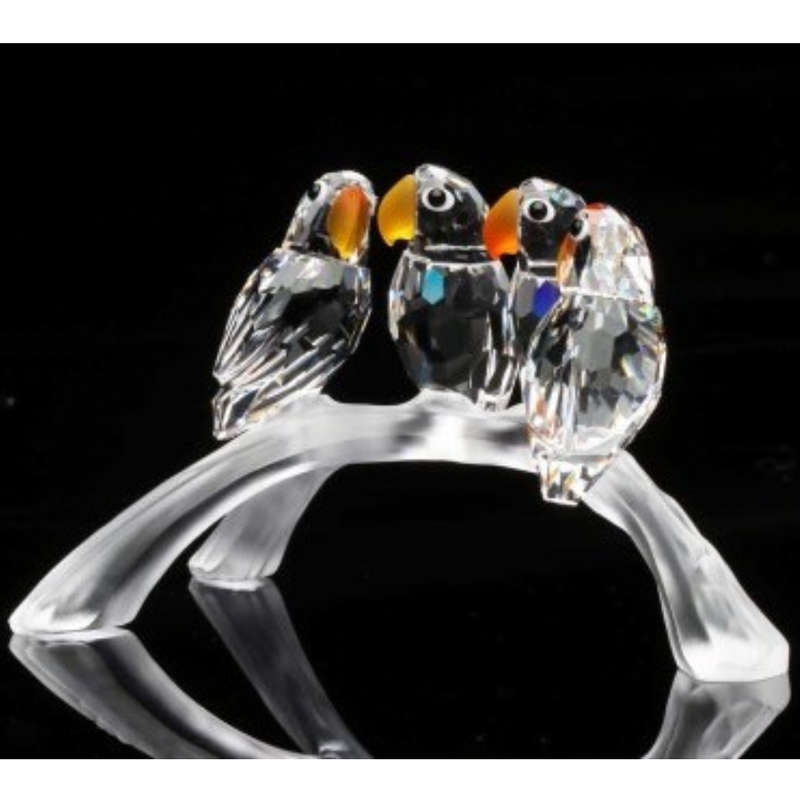 Swarovski Crystal Baby Lovebirds 199123  Retired