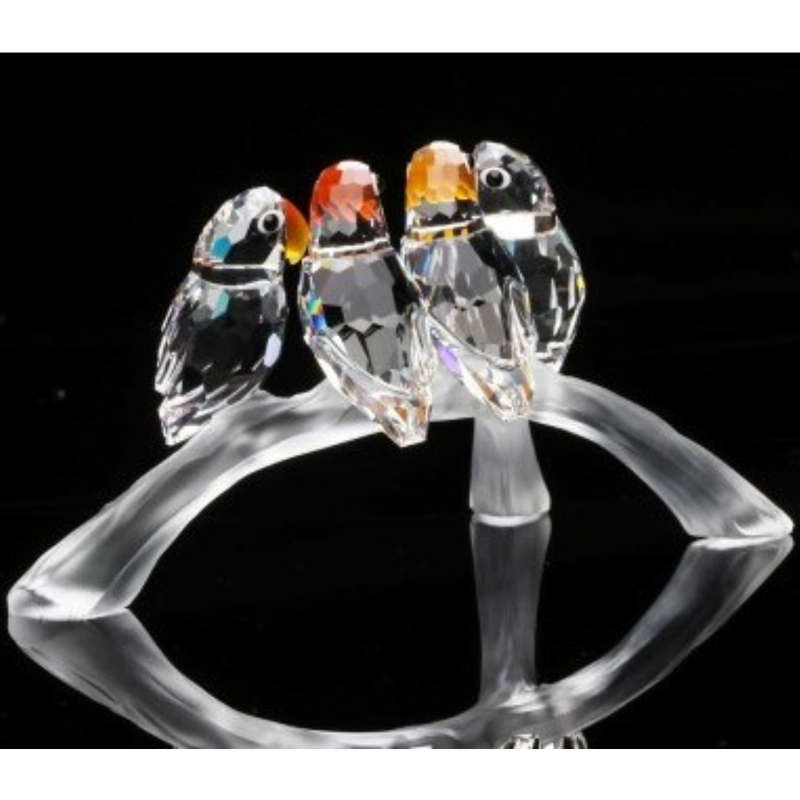 Swarovski Crystal Baby Lovebirds 199123  Retired
