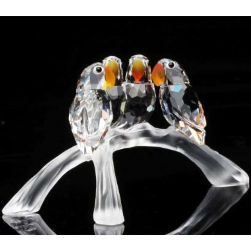 Swarovski Crystal Baby Lovebirds 199123  Retired