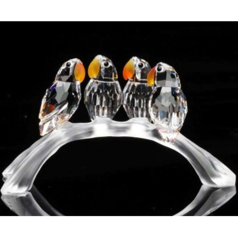 Swarovski Crystal Baby Lovebirds 199123  Retired
