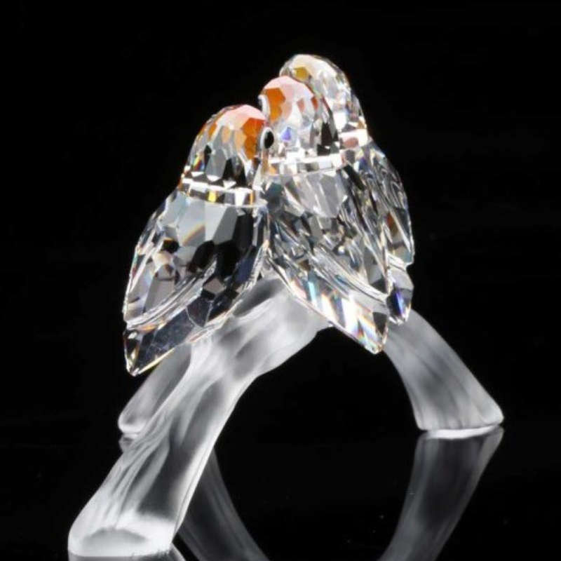 Swarovski Crystal Baby Lovebirds 199123  Retired