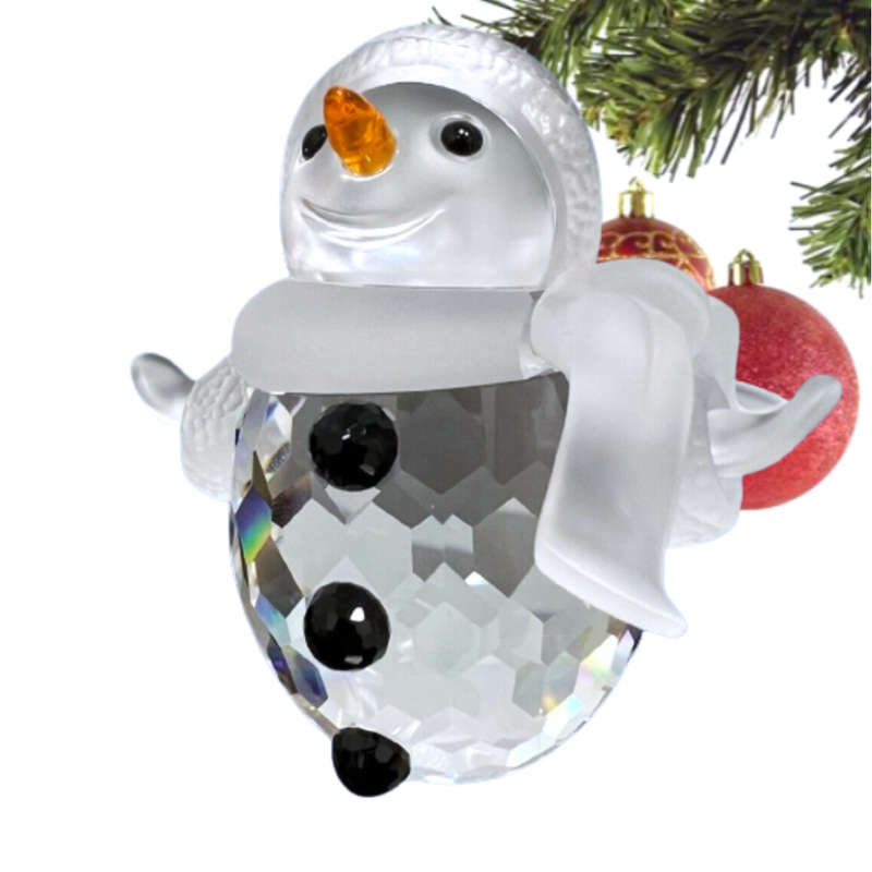 Swarovski Crystal Snowman Christmas Cheerful Times