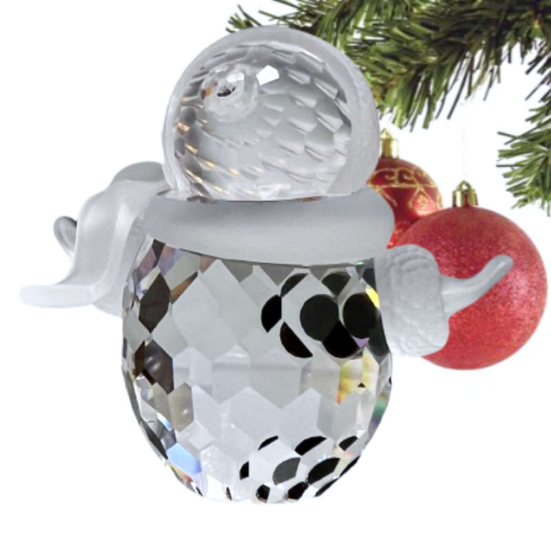 Swarovski Crystal Snowman Christmas Cheerful Times