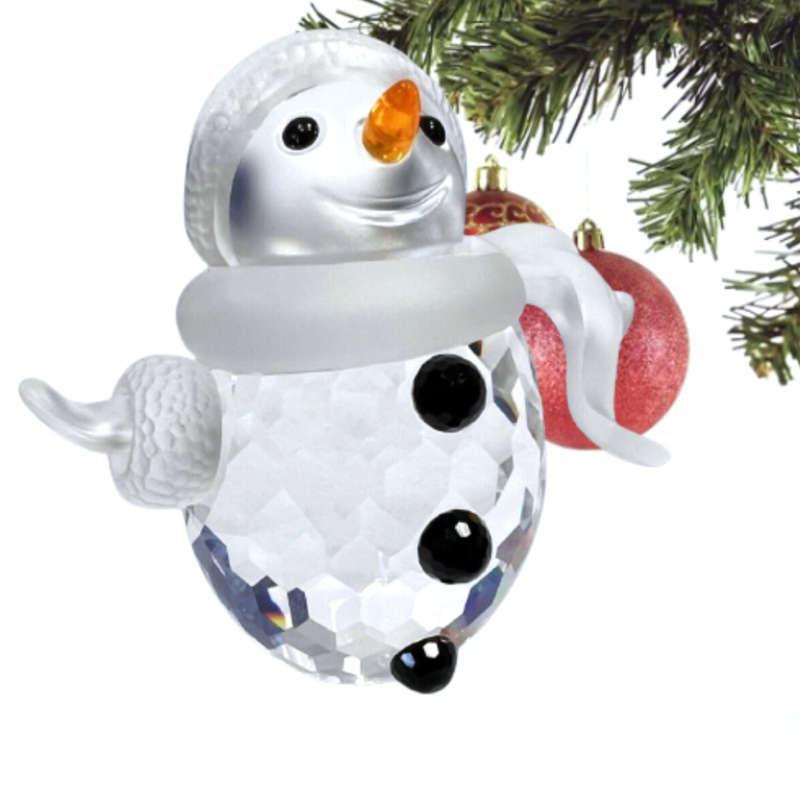 Swarovski Crystal Snowman Christmas Cheerful Times