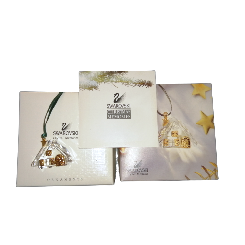Swarovski Crystal Christmas Memories Ornaments Gingerbread House