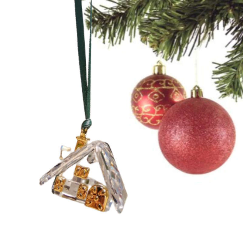 Swarovski Crystal Christmas Memories Ornaments Gingerbread House
