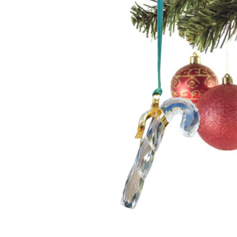 Swarovski Crystal Christmas Memories Ornaments Candy Cane