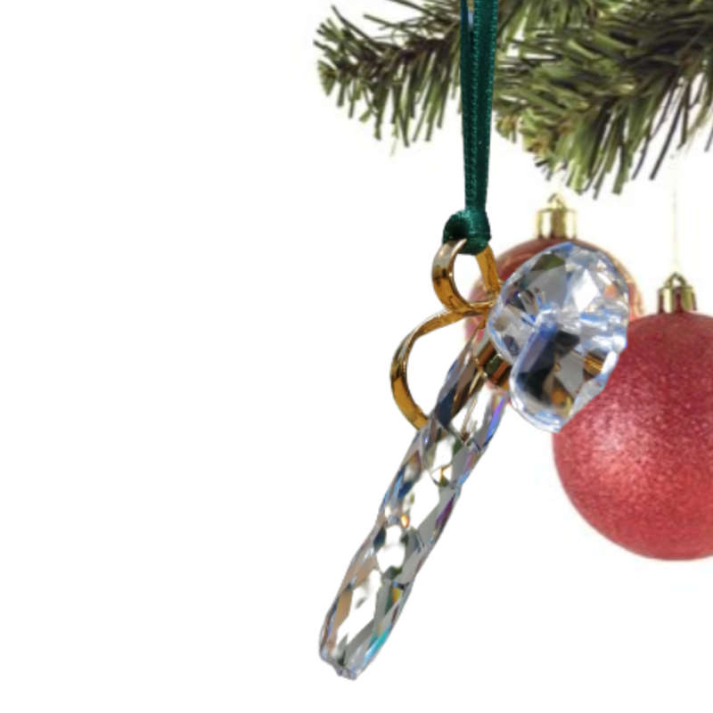Swarovski Crystal Christmas Memories Ornaments Candy Cane