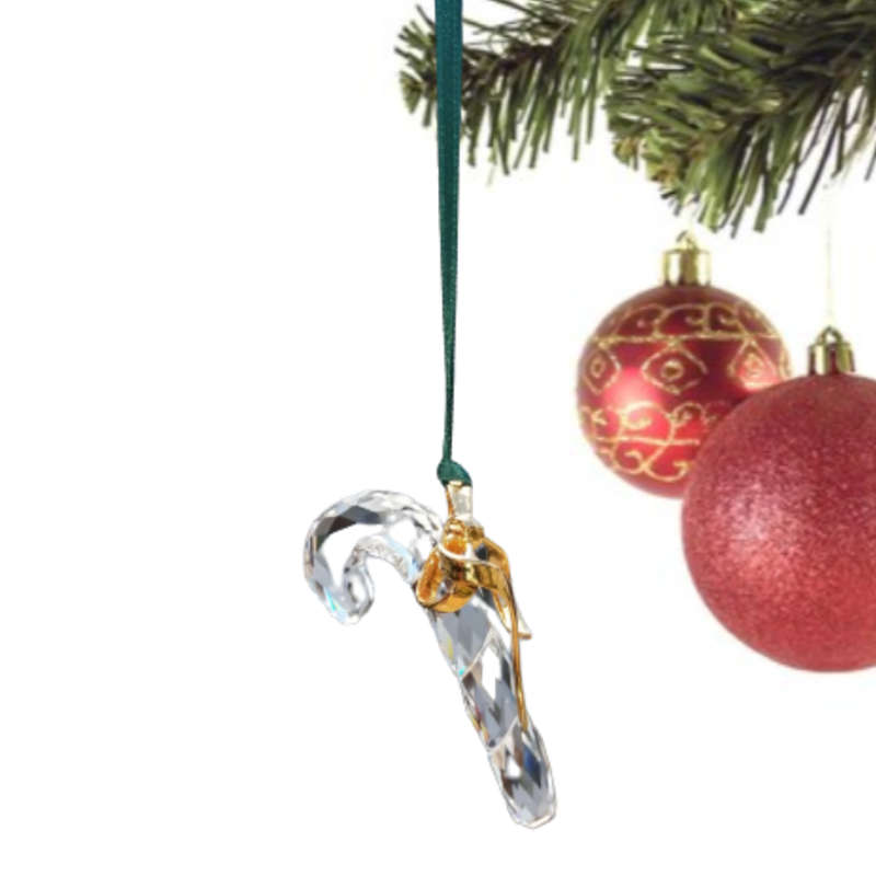 Swarovski Crystal Christmas Memories Ornaments Candy Cane