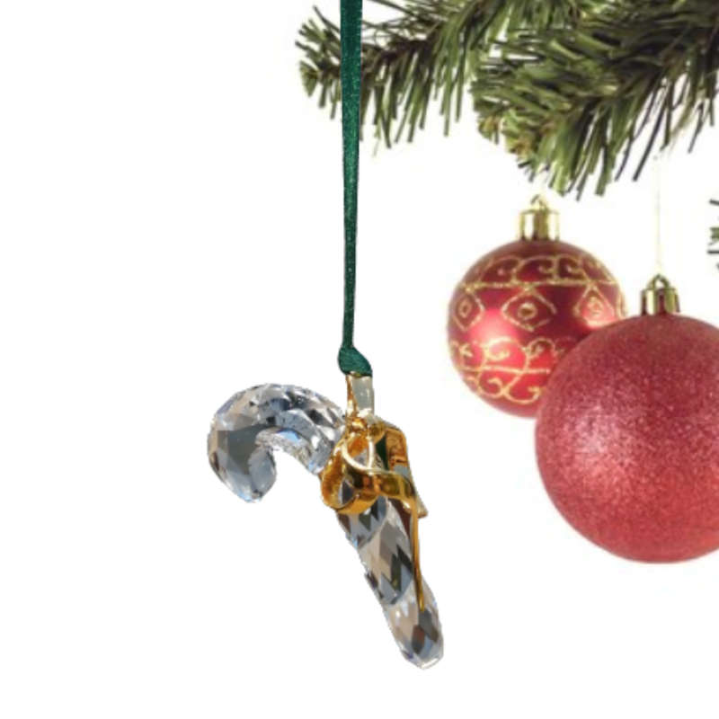 Swarovski Crystal Christmas Memories Ornaments Candy Cane