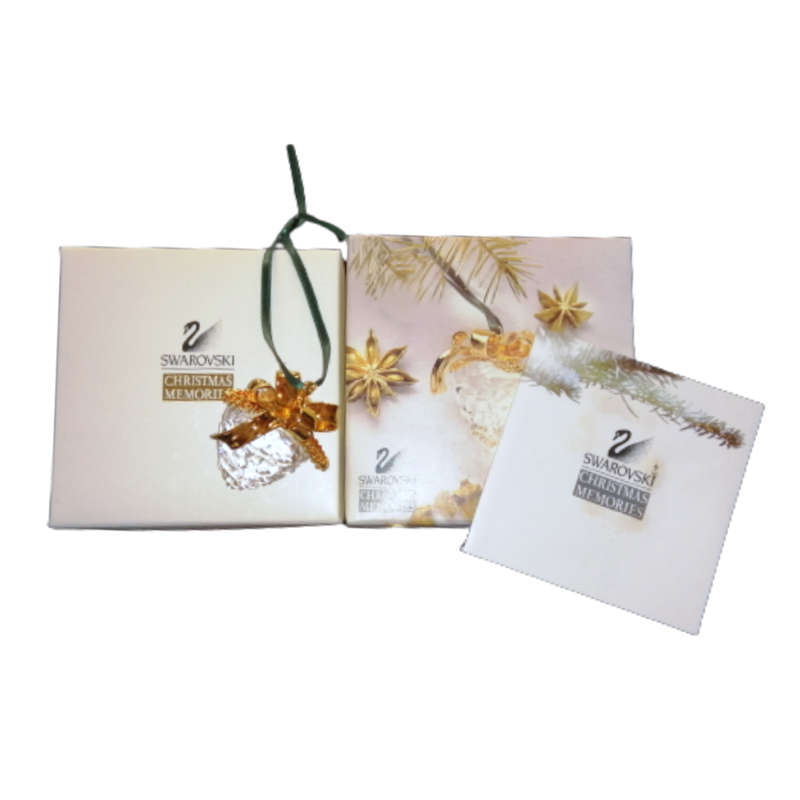 Swarovski Crystal Christmas Memories Ornaments Pine Cone