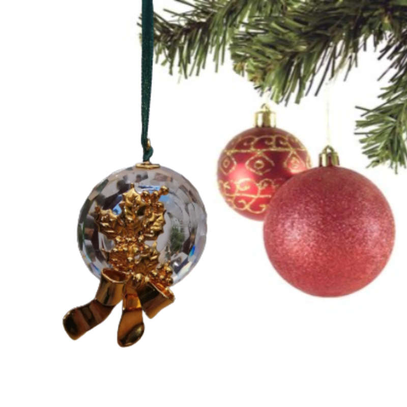 Swarovski Crystal Christmas Memories Ornaments Wreath