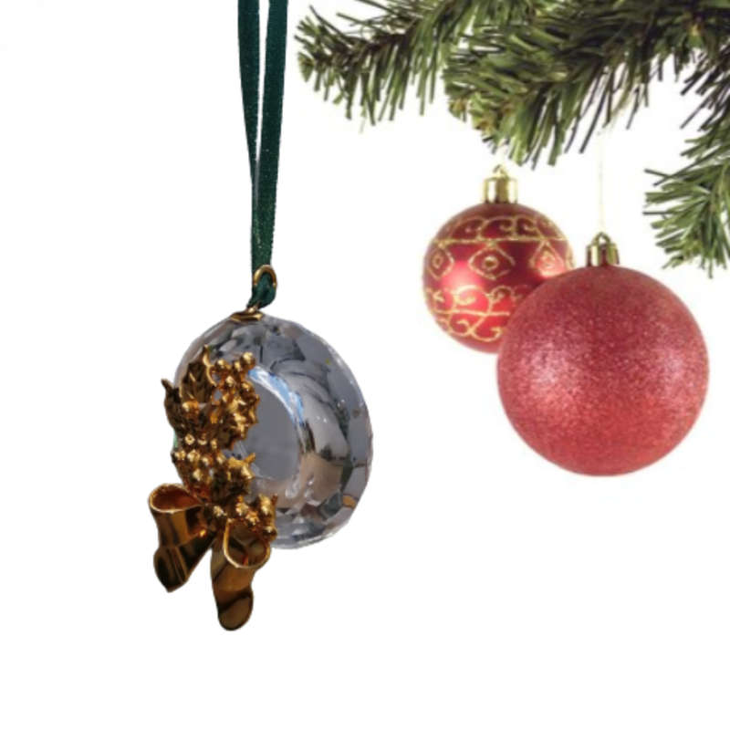 Swarovski Crystal Christmas Memories Ornaments Wreath