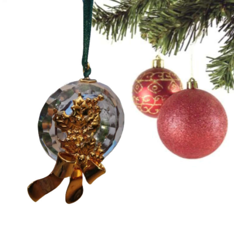 Swarovski Crystal Christmas Memories Ornaments Wreath