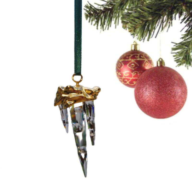 Swarovski Crystal Christmas Memories Ornaments Icicle