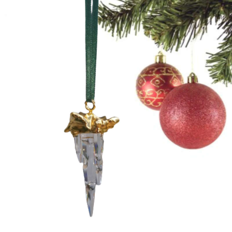 Swarovski Crystal Christmas Memories Ornaments Icicle