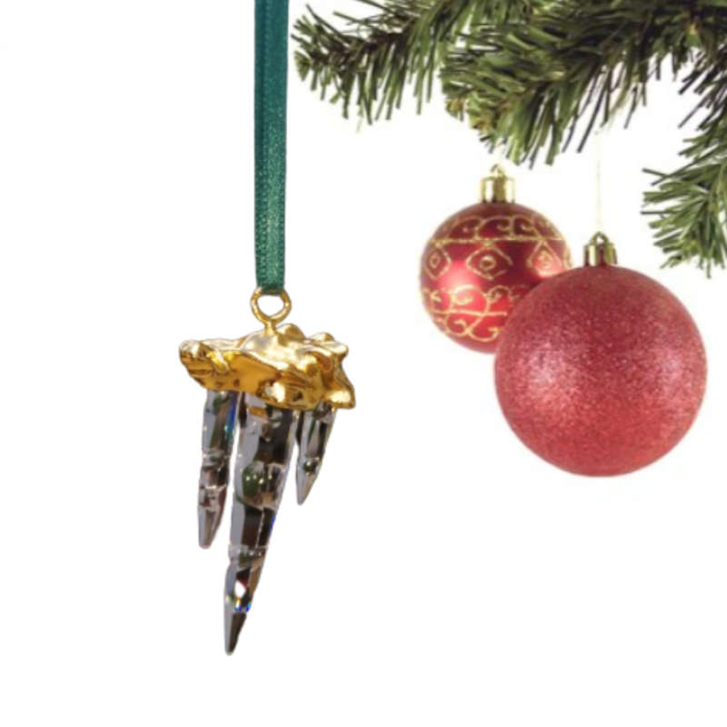 Swarovski Crystal Christmas Memories Ornaments Icicle