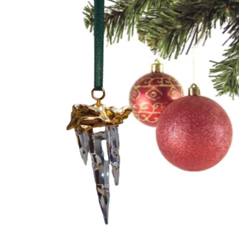 Swarovski Crystal Christmas Memories Ornaments Icicle