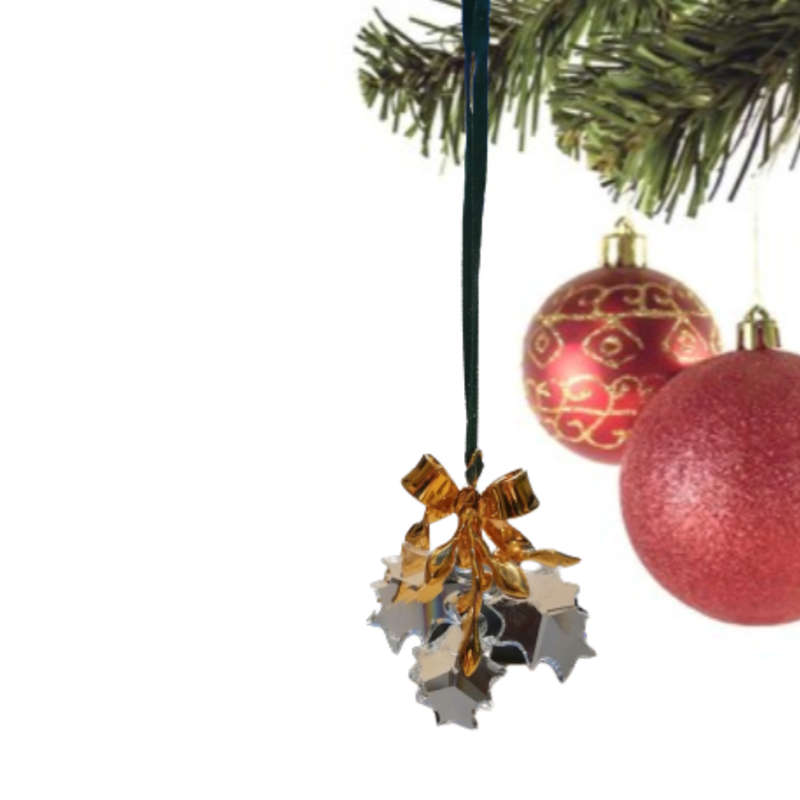 Swarovski Crystal Christmas Memories Ornaments Holly