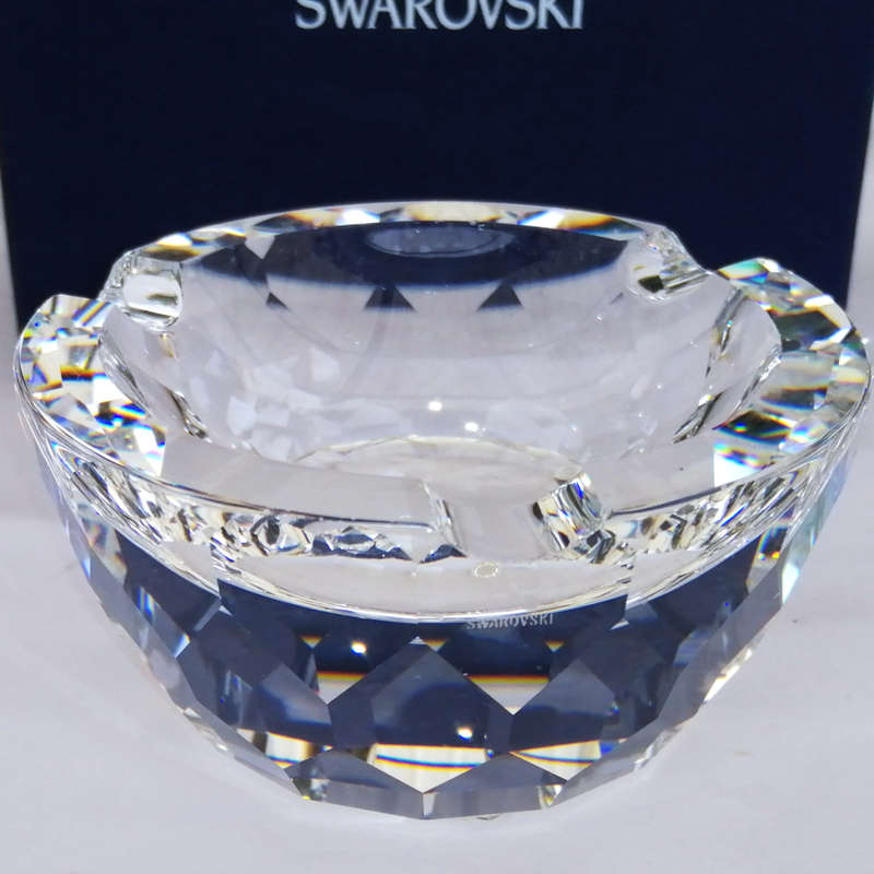 Swarovski Crystal Large Clear Ashtray Retired