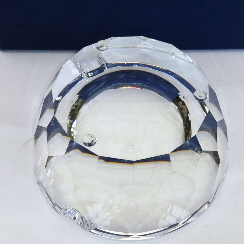 Swarovski Crystal Large Clear Ashtray Retired