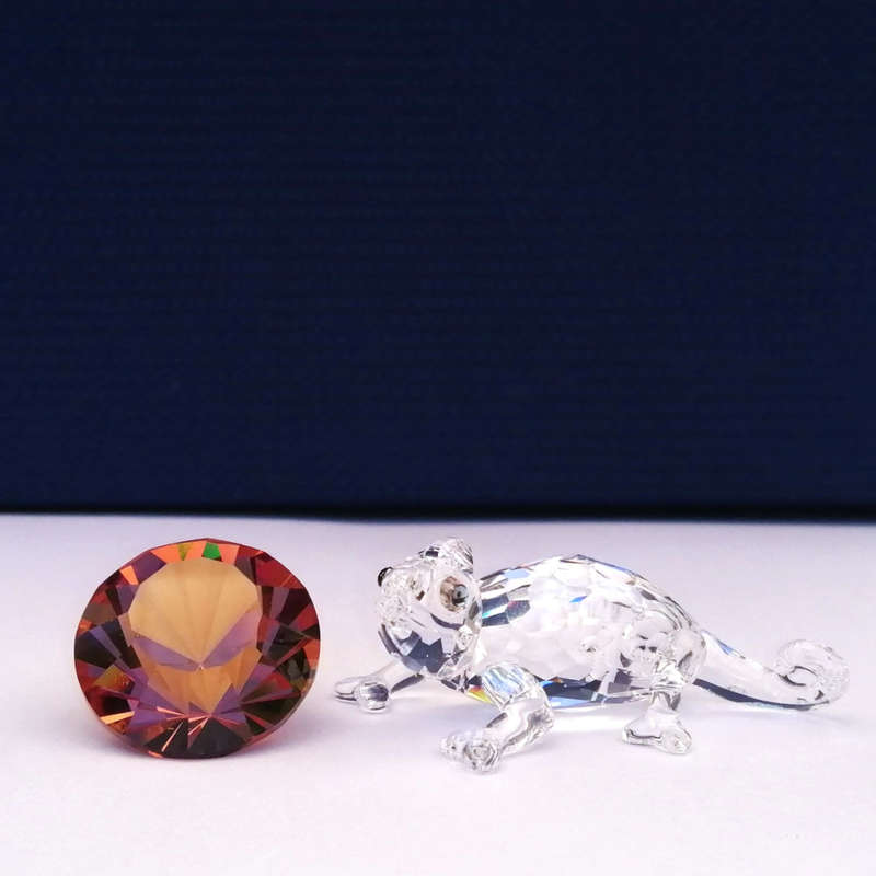 Swarovski Chameleon with Coloured Gem - Rare Encounters - 291134
