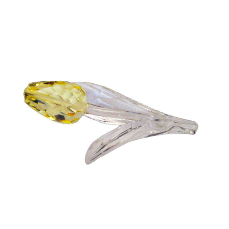 Swarovski Crystal Yellow Tulip Stem 2004