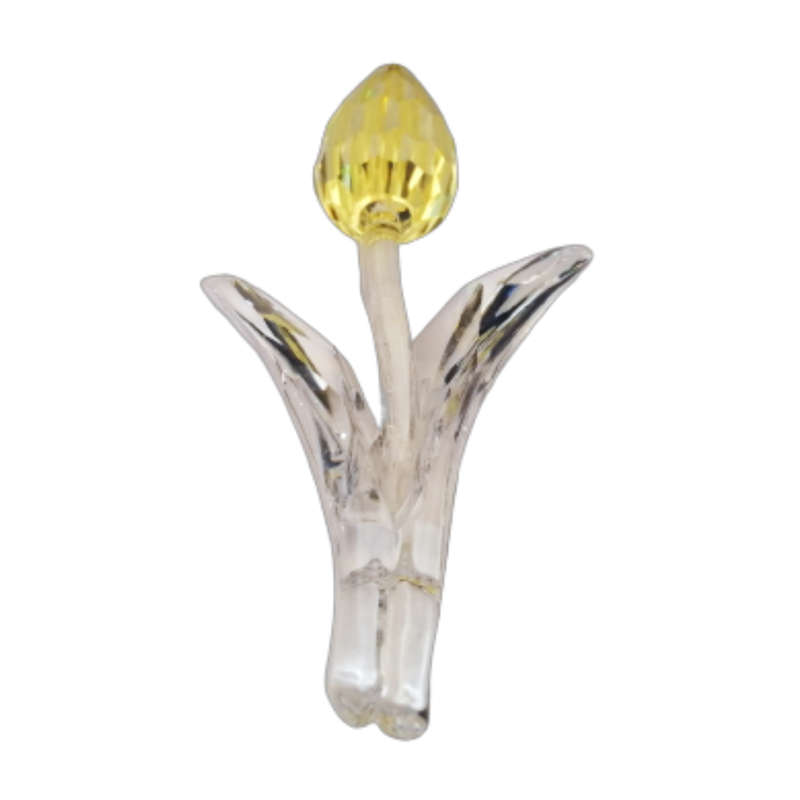 Swarovski Crystal Yellow Tulip Stem 2004