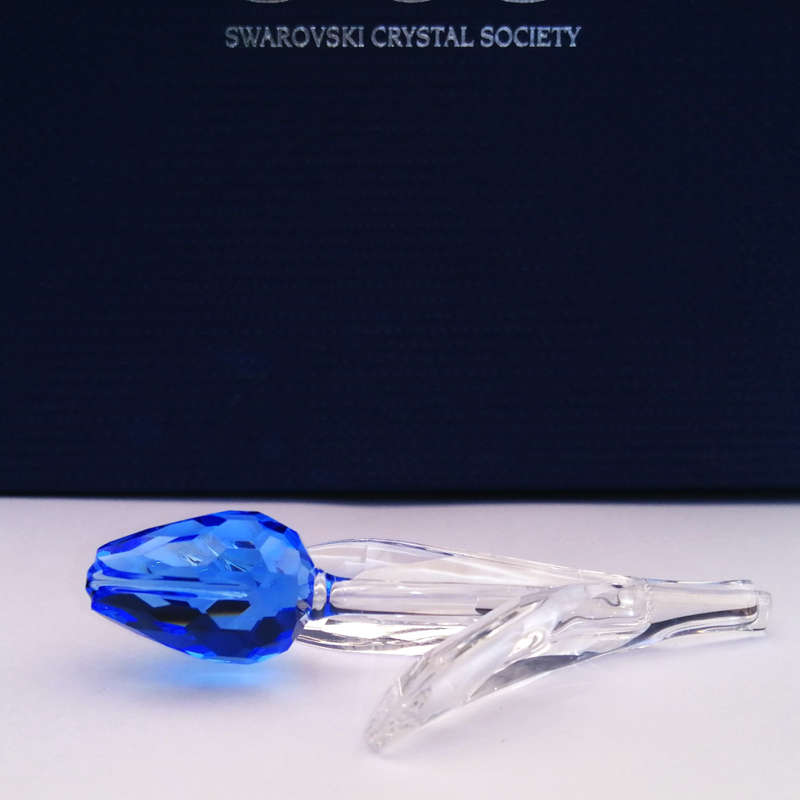 Swarovski Crystal Blue Tulip Stem 2002