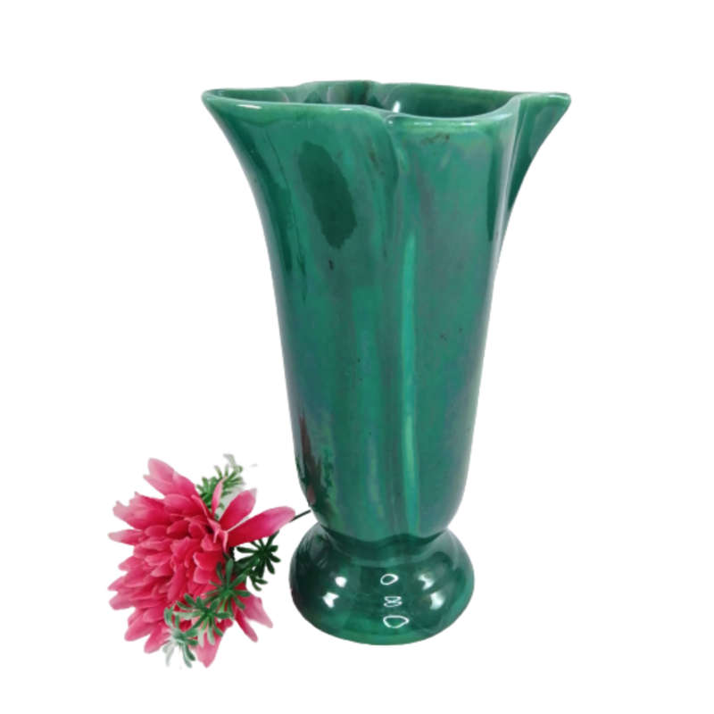 Art Deco Green Lucia Ware No. 3804 Vase