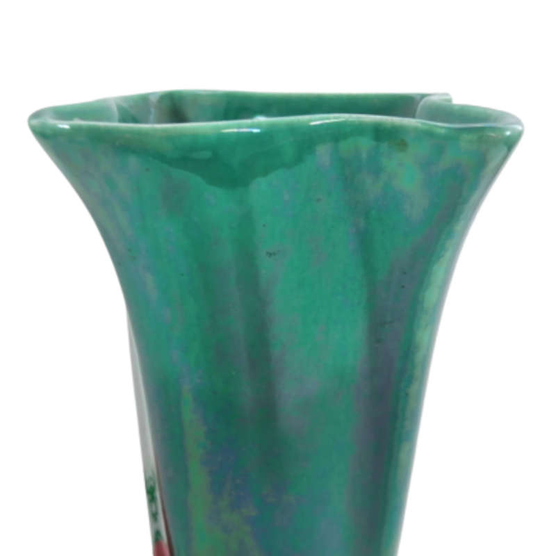 Art Deco Green Lucia Ware No. 3804 Vase