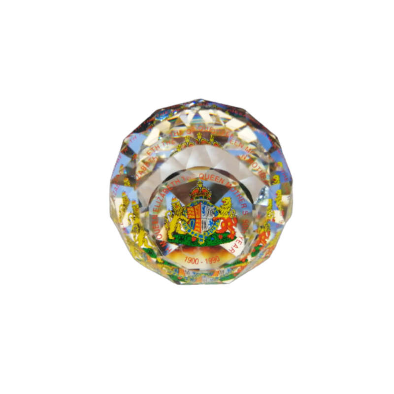 Swarovski Crystal Stunning Medium Paperweight Queen Mother