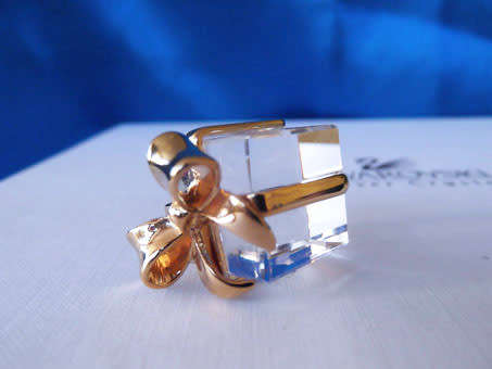 SWAROVSKI CRYSTAL MEMORIES MOMENTS Present GOLD PLATED