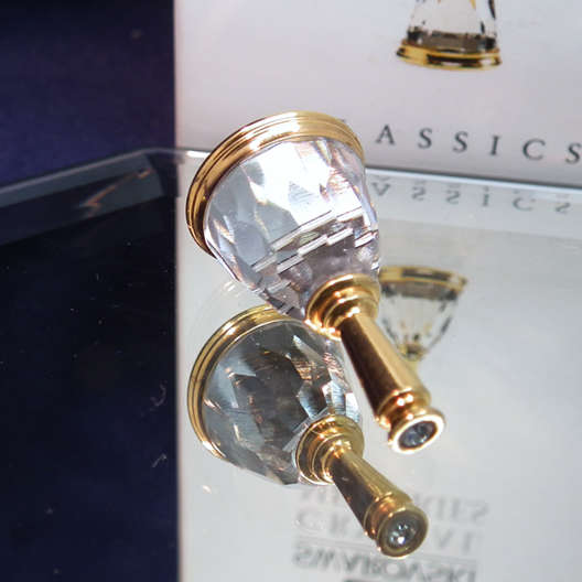 Swarovski Crystal Memories Moments Dinner Bell Gold Plated