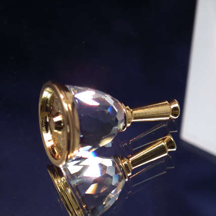 Swarovski Crystal Memories Moments Dinner Bell Gold Plated