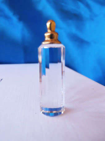 Swarovski Memories Silver Crystal Baby Bottle Gold