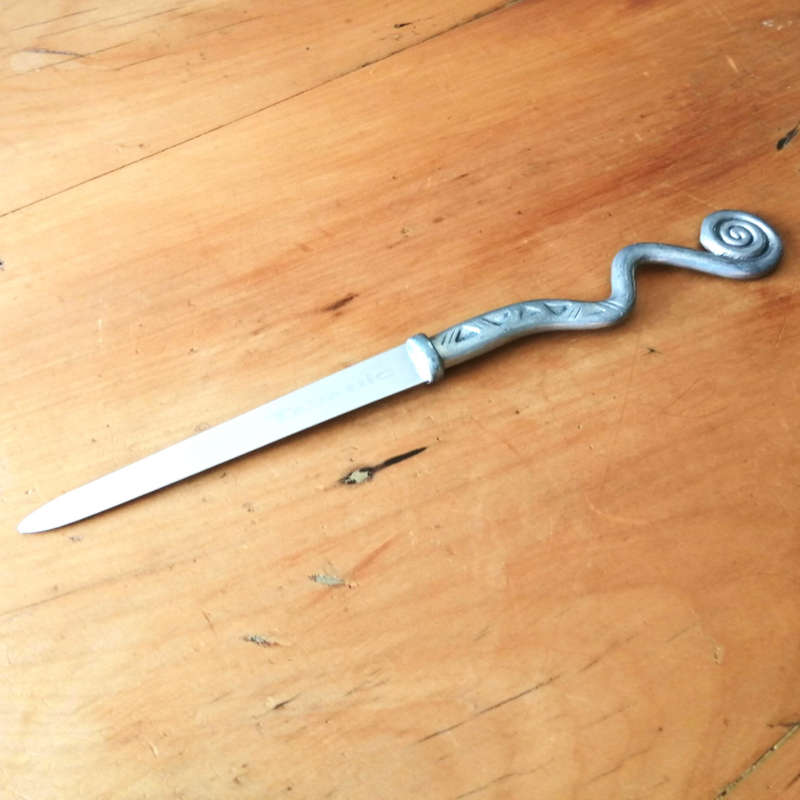 Carrol Boyes Pewter Letter Opener New Coil Tavanic