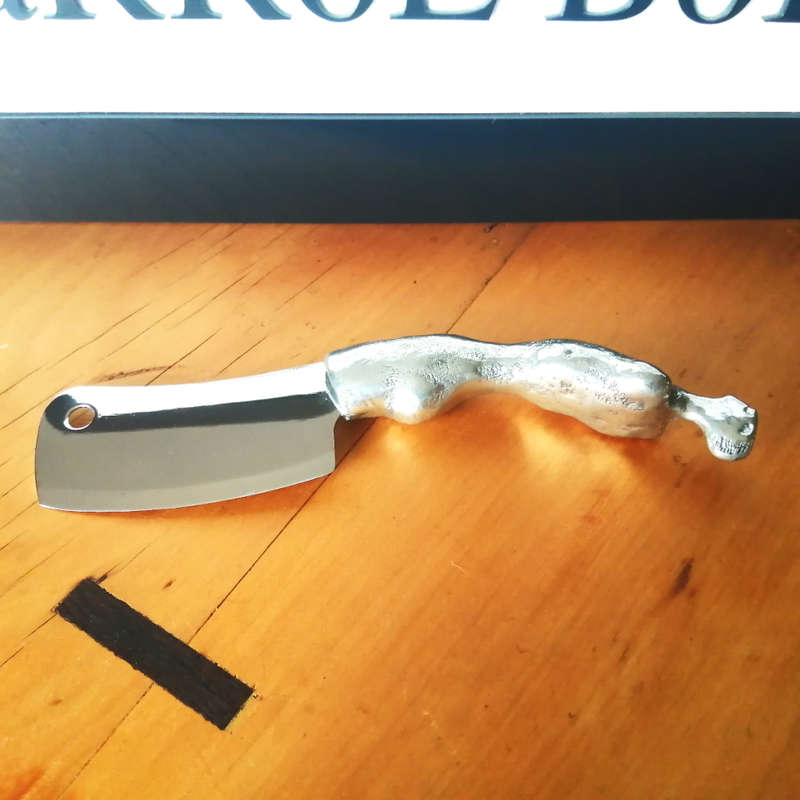 Carrol Boyes Pewter Stainless Steel Herb / Biltong Chopper